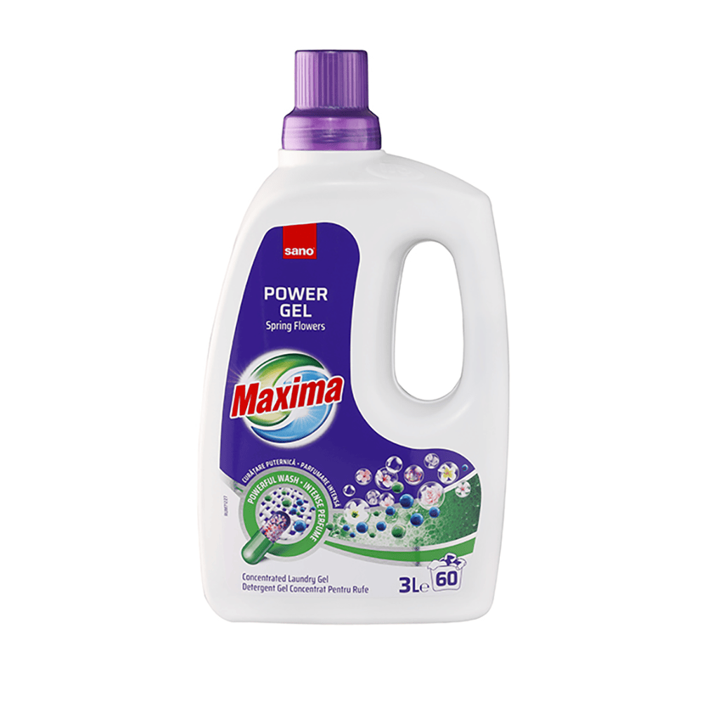 SANO MAXIMA DETERGENT LICHID 3L SPRING FLOWERS 60SP