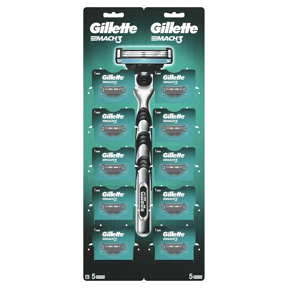 GILLETTE MACH3 CARD 10BUC/SET