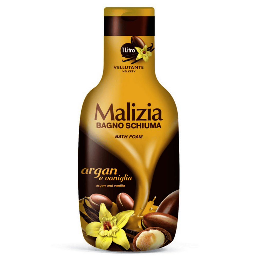 MALIZIA SPUMA BAIE 1L ARGAN&VANIGLIA