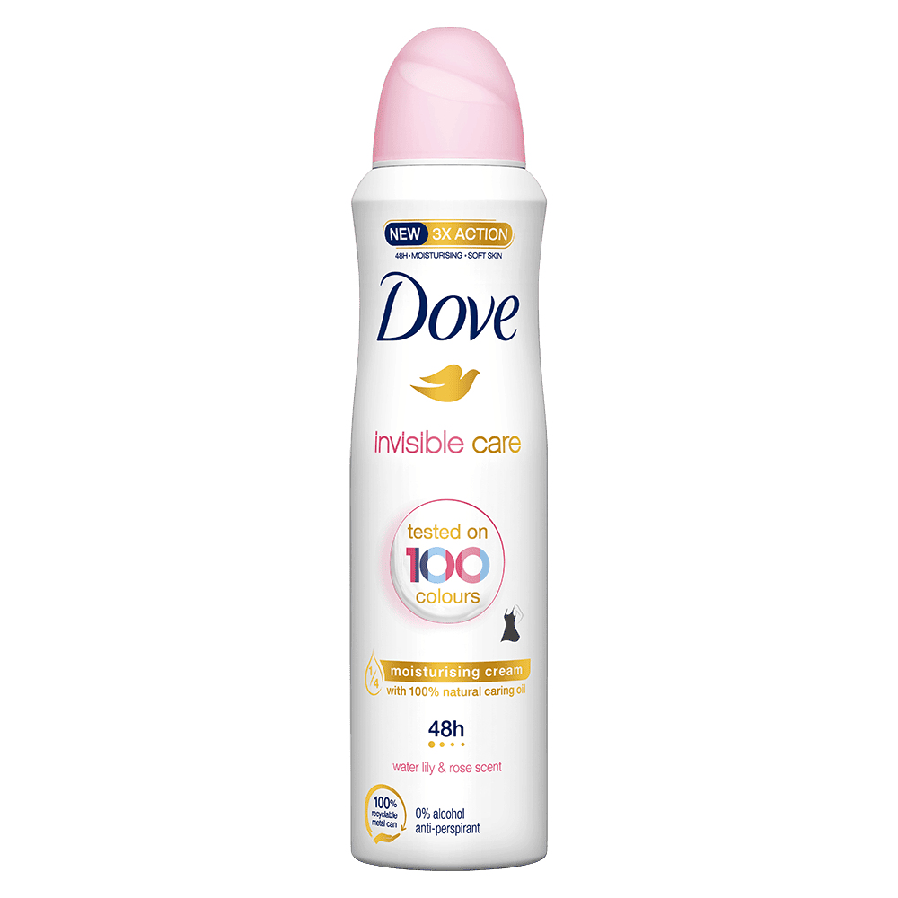 DOVE DEO DAMA 150ML INVISIBLE CARE 48H