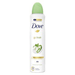 DOVE DEO DAMA 250ML GO FRESH CUCUMBER 48H