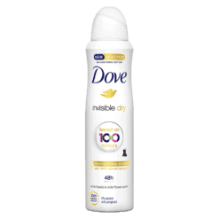 DOVE DEO DAMA 150ML INVISIBLE DRY 48H
