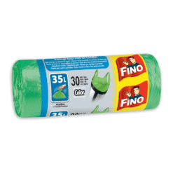 FINO SACI MENAJ CU MANER 35L COLOR 30BUC