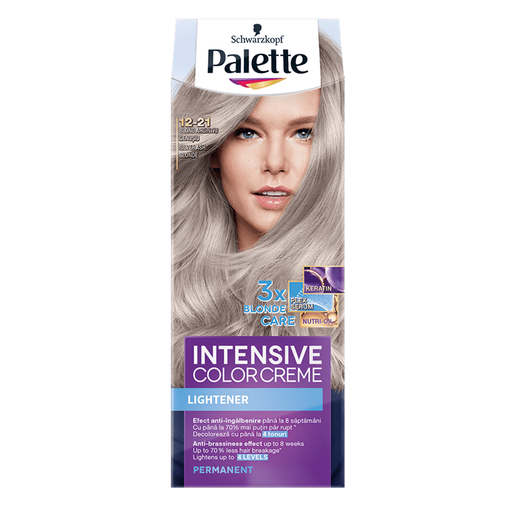PALETTE ICC VOPSEA PAR 12-21 BLOND ARGINTIU CENUSIU