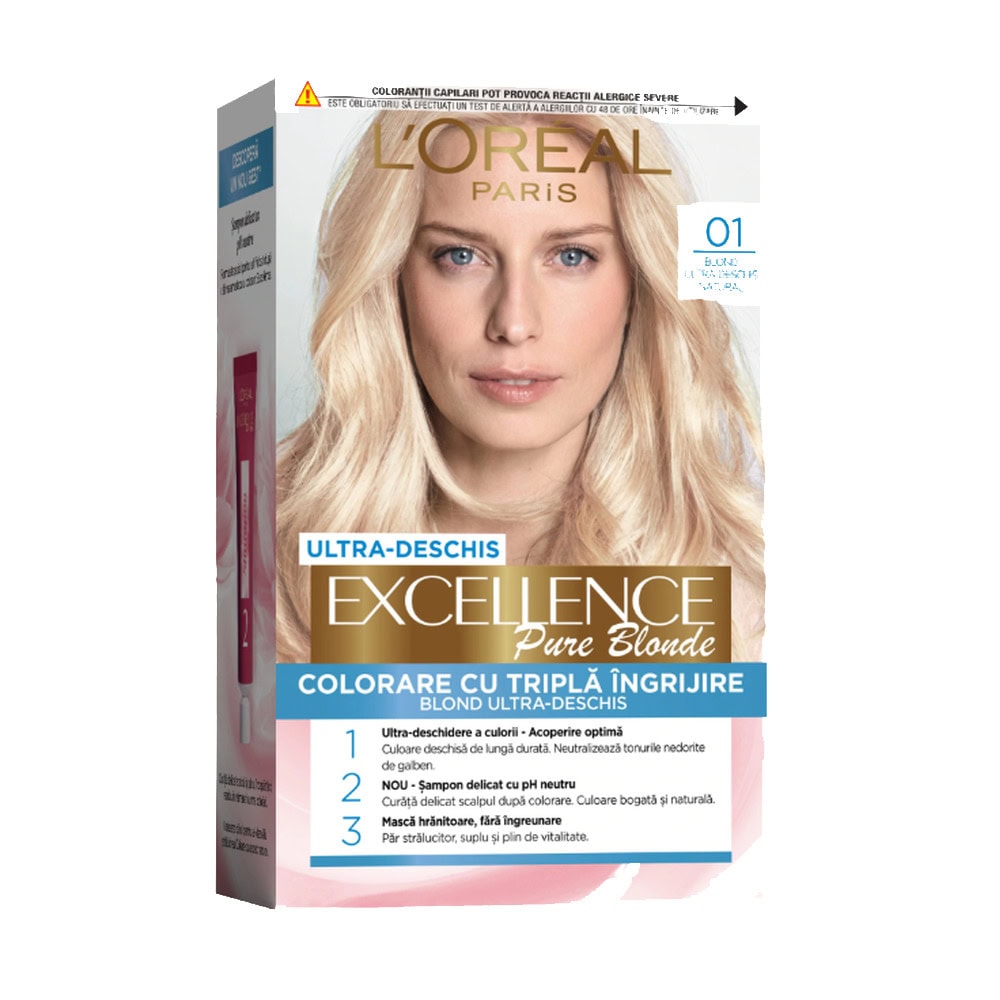 LOREAL EXCELLENCE VOPSEA PAR 01 BLOND ULTRA DESCHIS NATURAL