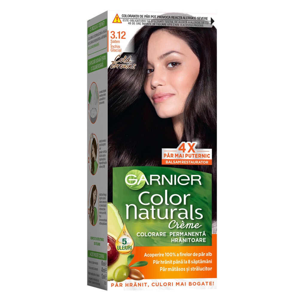 GARNIER NATURALS VOPSEA PAR 3.12 SATEN INCHIS GLACIAL