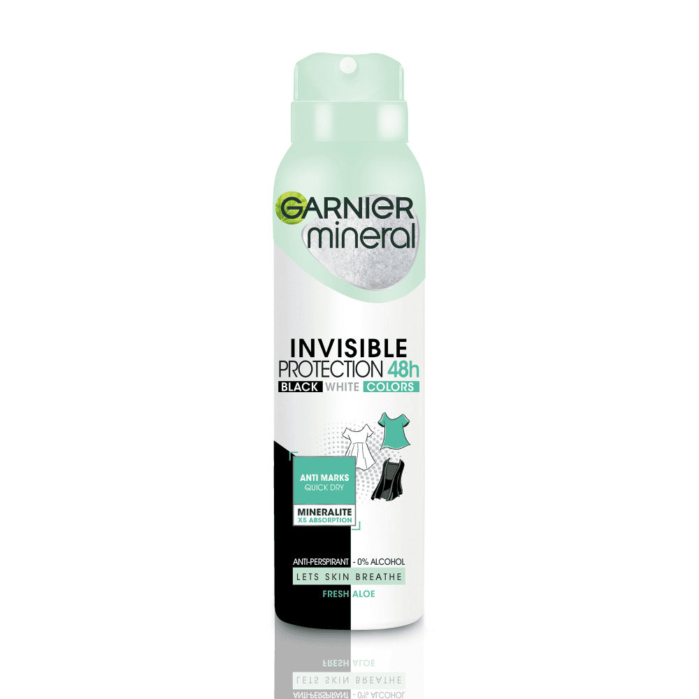 GARNIER DEO DAMA 150ML INVISIBLE BWC ALOE 48H