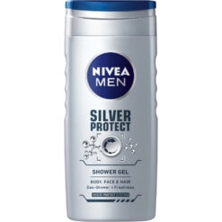 NIVEA GEL DUS 500ML MEN SILVER PROTECT