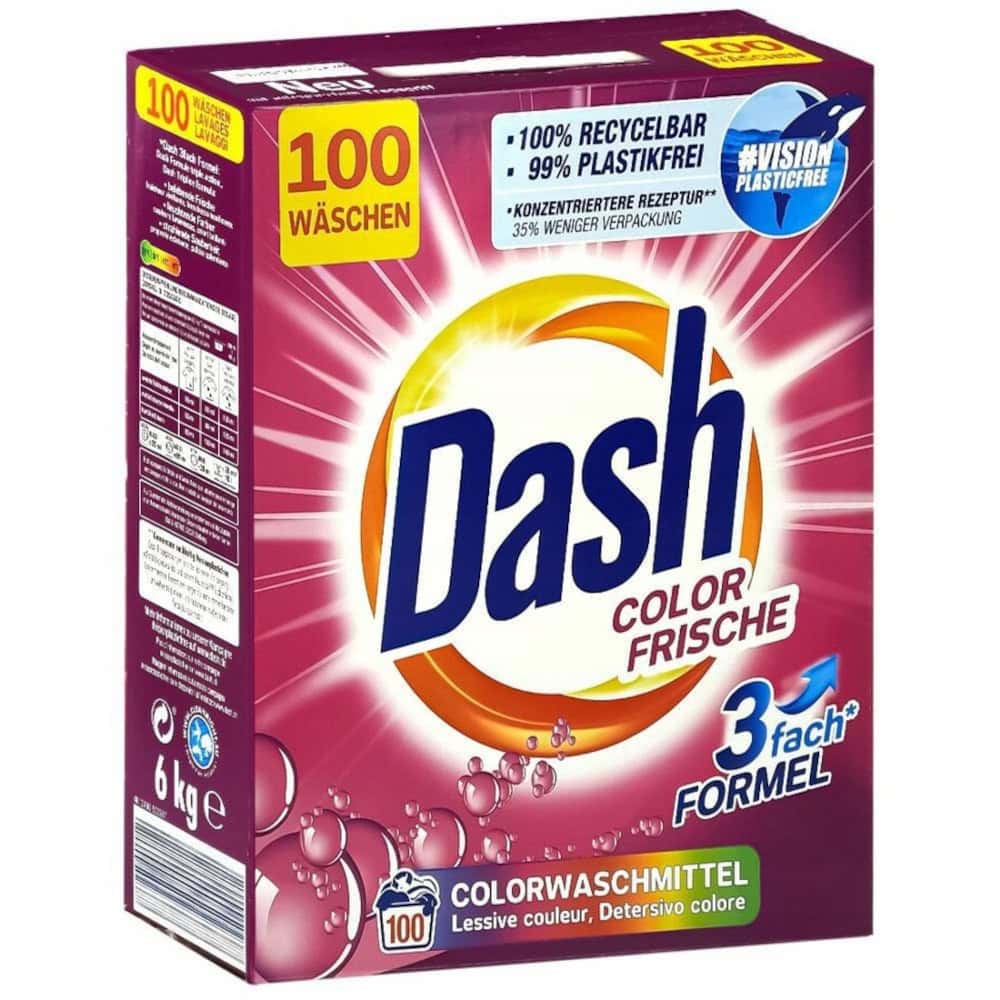 DASH DETERGENT PUDRA AUTOMAT 6KG COLOR FRISCHE 100SP