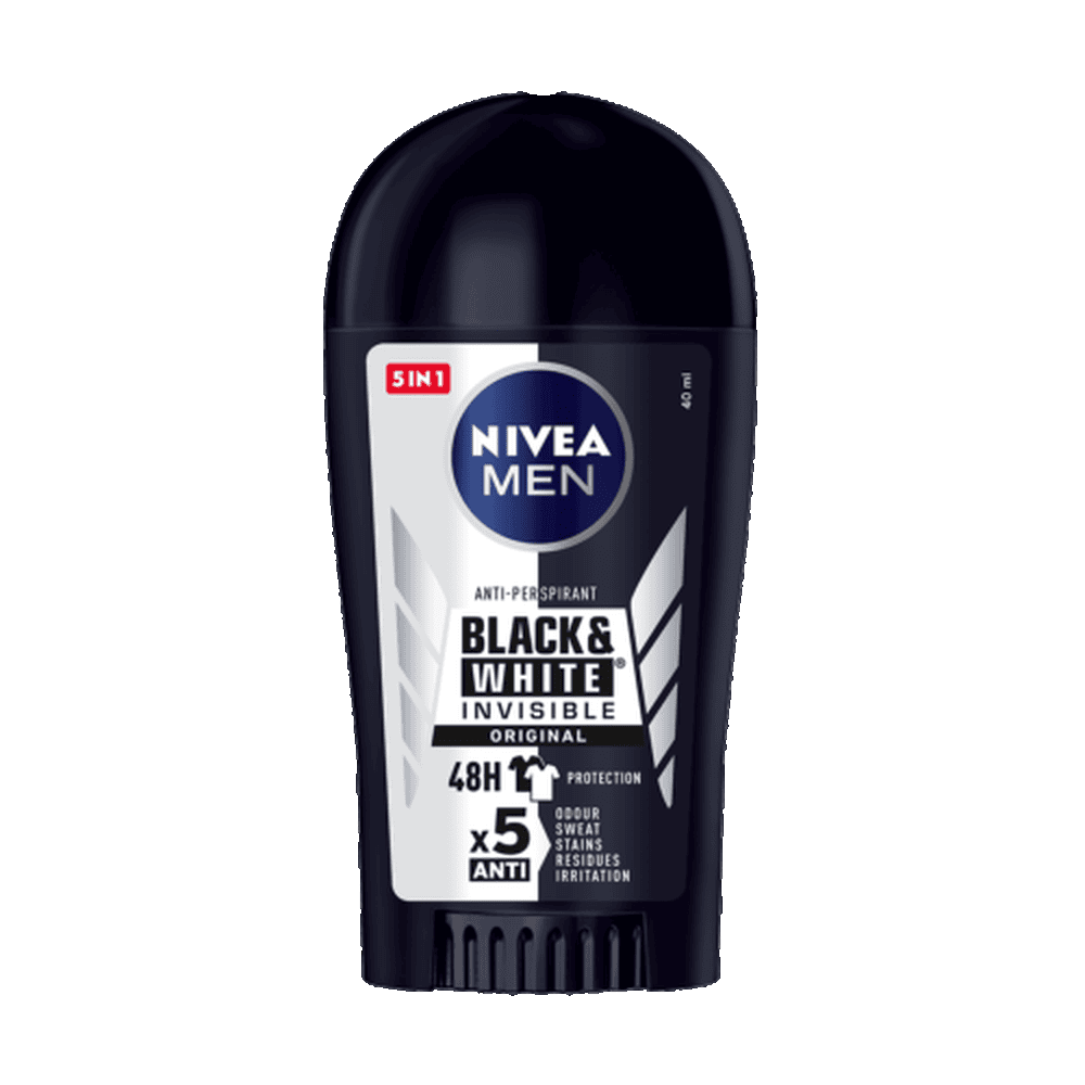 NIVEA STICK MEN 50ML INVISIBLE B&W ORIGINAL 72H