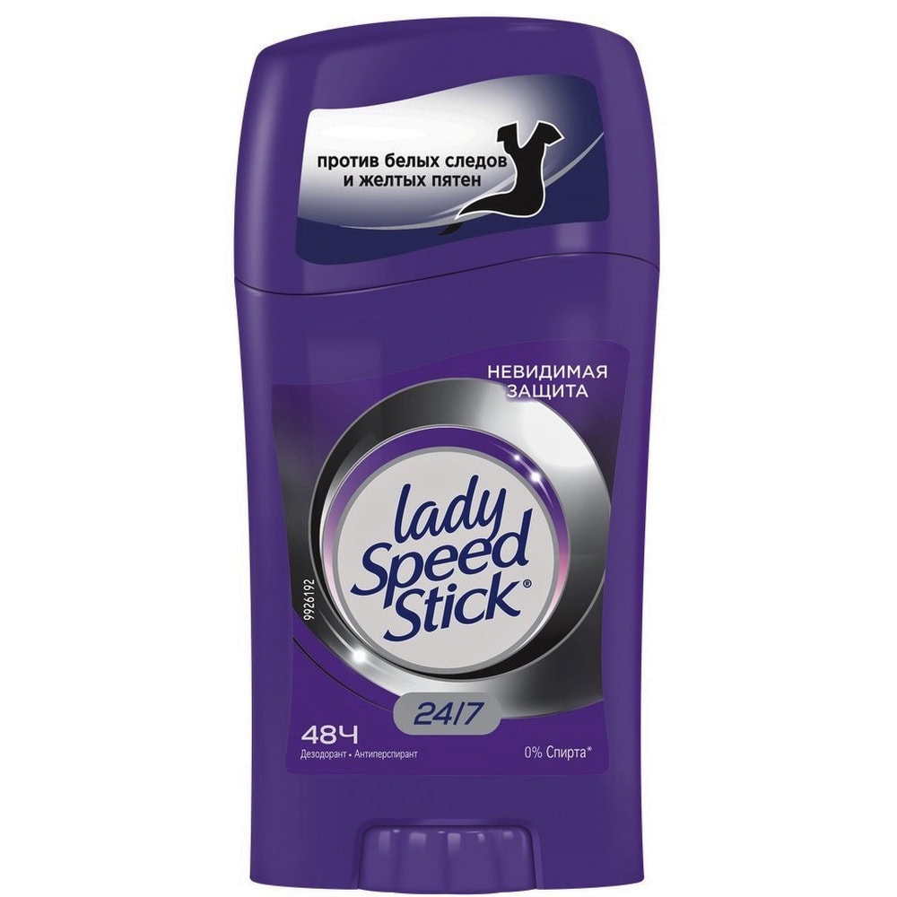 LADY SPEED STICK SOLID 40G INVISIBLE DRY 48H