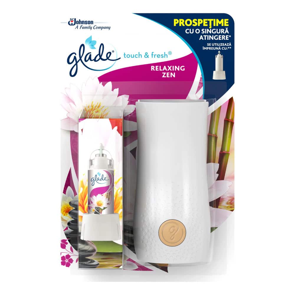 GLADE MICROSPRAY ODORIZANT+REZERVA 10ML RELAXING ZEN