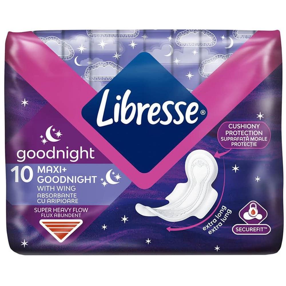 LIBRESSE ABSORBANTE NOAPTE 10BUC MAXI