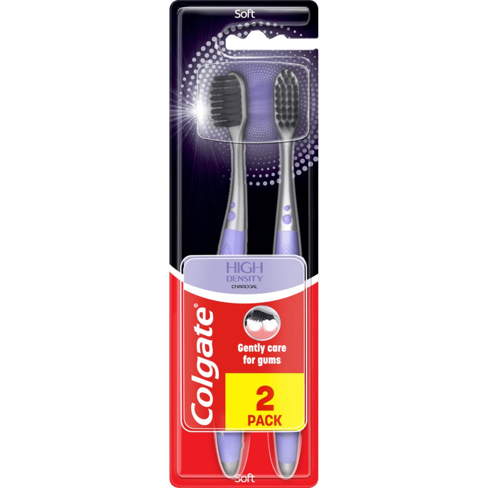 COLGATE PERIUTE HIGH DENS. CHARCOAL 2BUC/SET