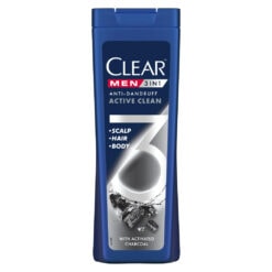 CLEAR SAMPON MEN 3 IN 1 ACTIVE CLEAN 360ML