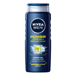 NIVEA GEL DUS 500ML MEN POWER 24H FRESH EFFECT