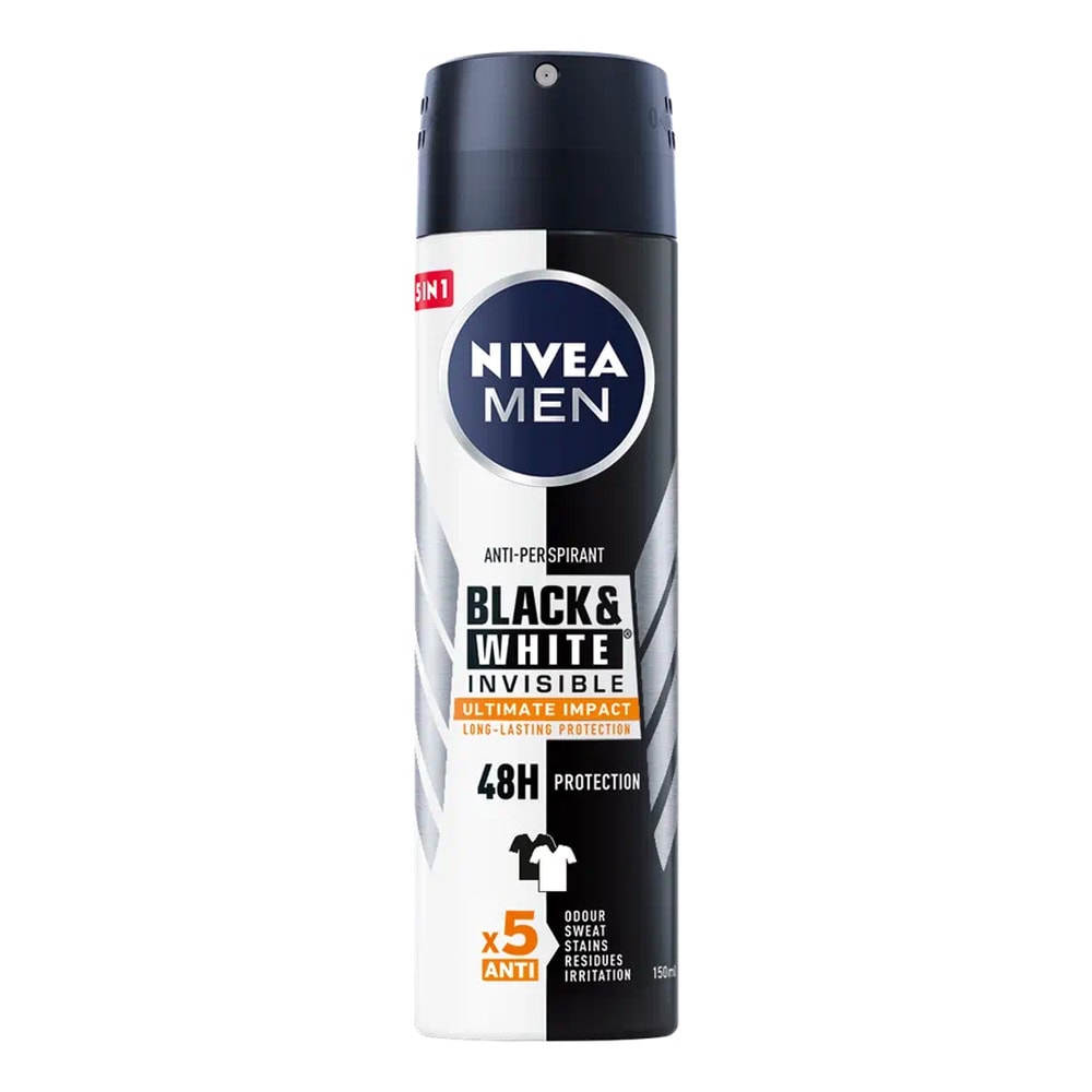 NIVEA DEO MEN 150ML INVISIBLE B&W ULTIMATE 48H