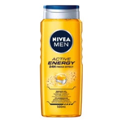 NIVEA GEL DUS 500ML MEN ACTIVE ENERGY 24H FRESH EFFECT