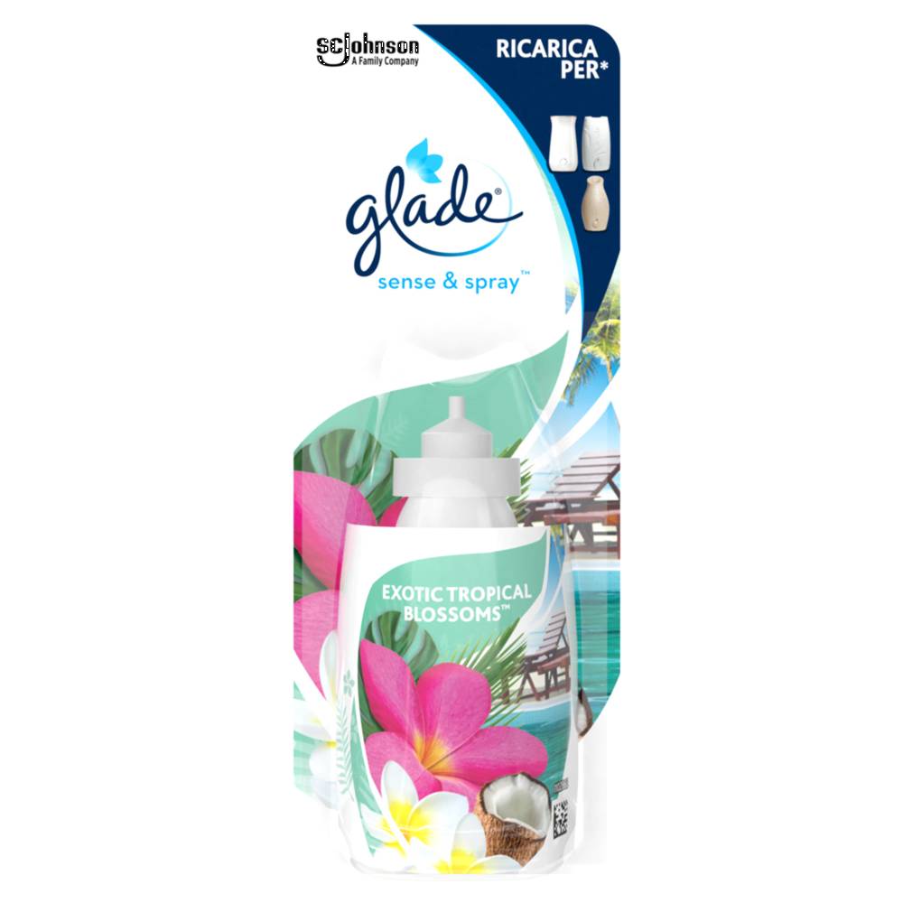 GLADE SENSE&SPRAY REZERVA ODORIZANT 18ML TROPICAL BLOSSOMS
