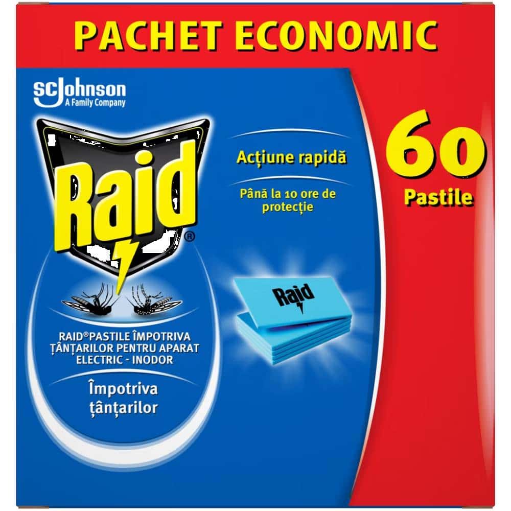 RAID PASTILE ANTITANTARI 60BUC