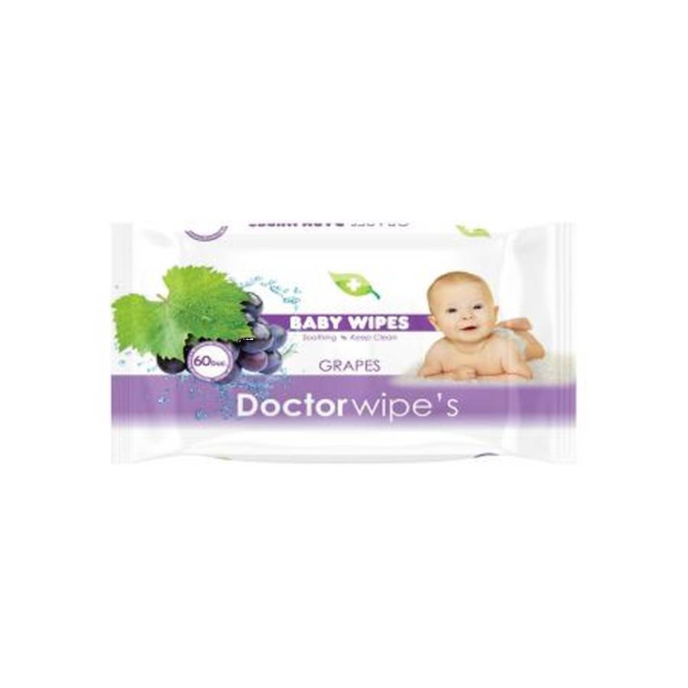 DR.WIPES SERVETELE UMEDE BABY CAPAC 60BUC STRUGURI