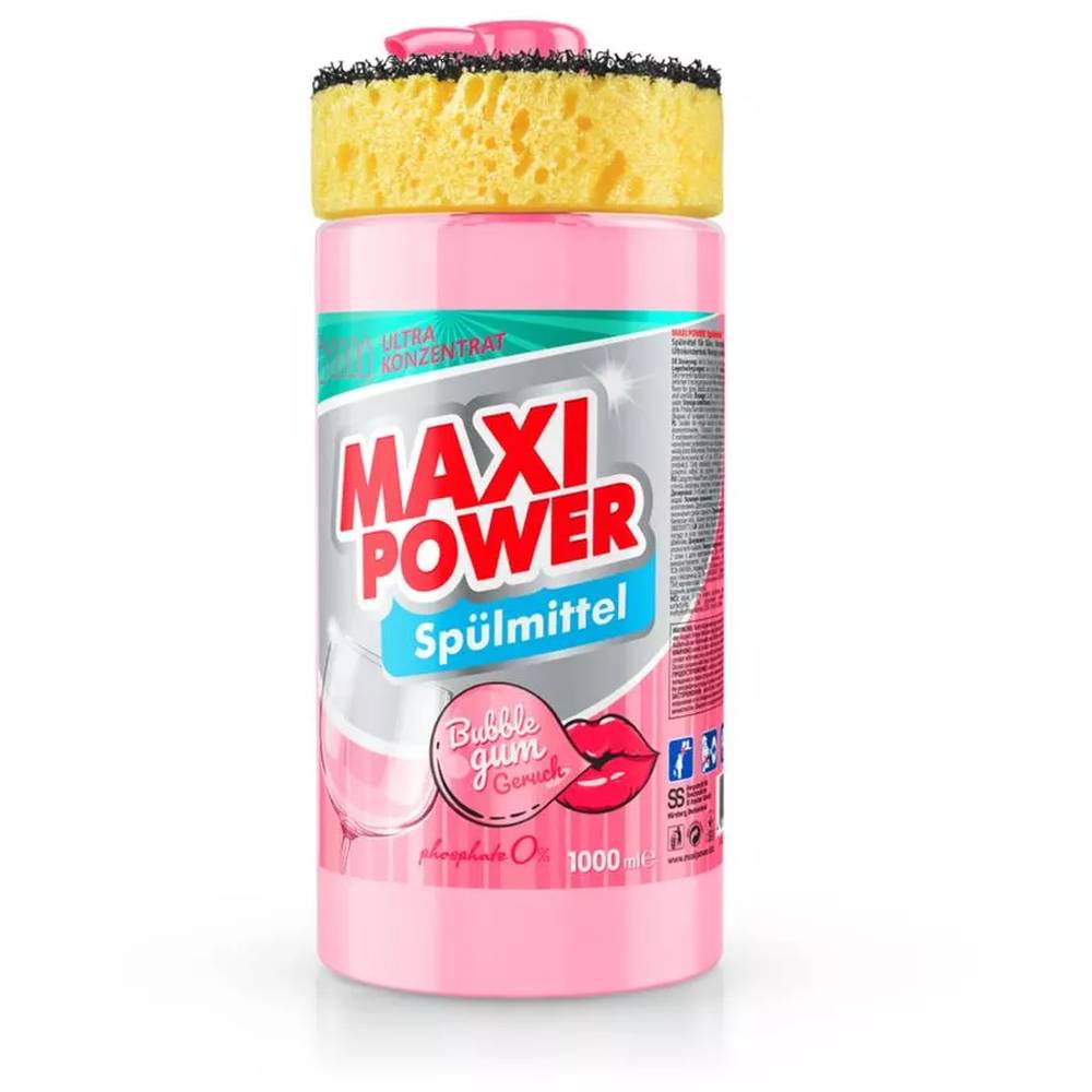 MAXI POWER DETERGENT VASE 1L BUBBLE GUM CU BURETE