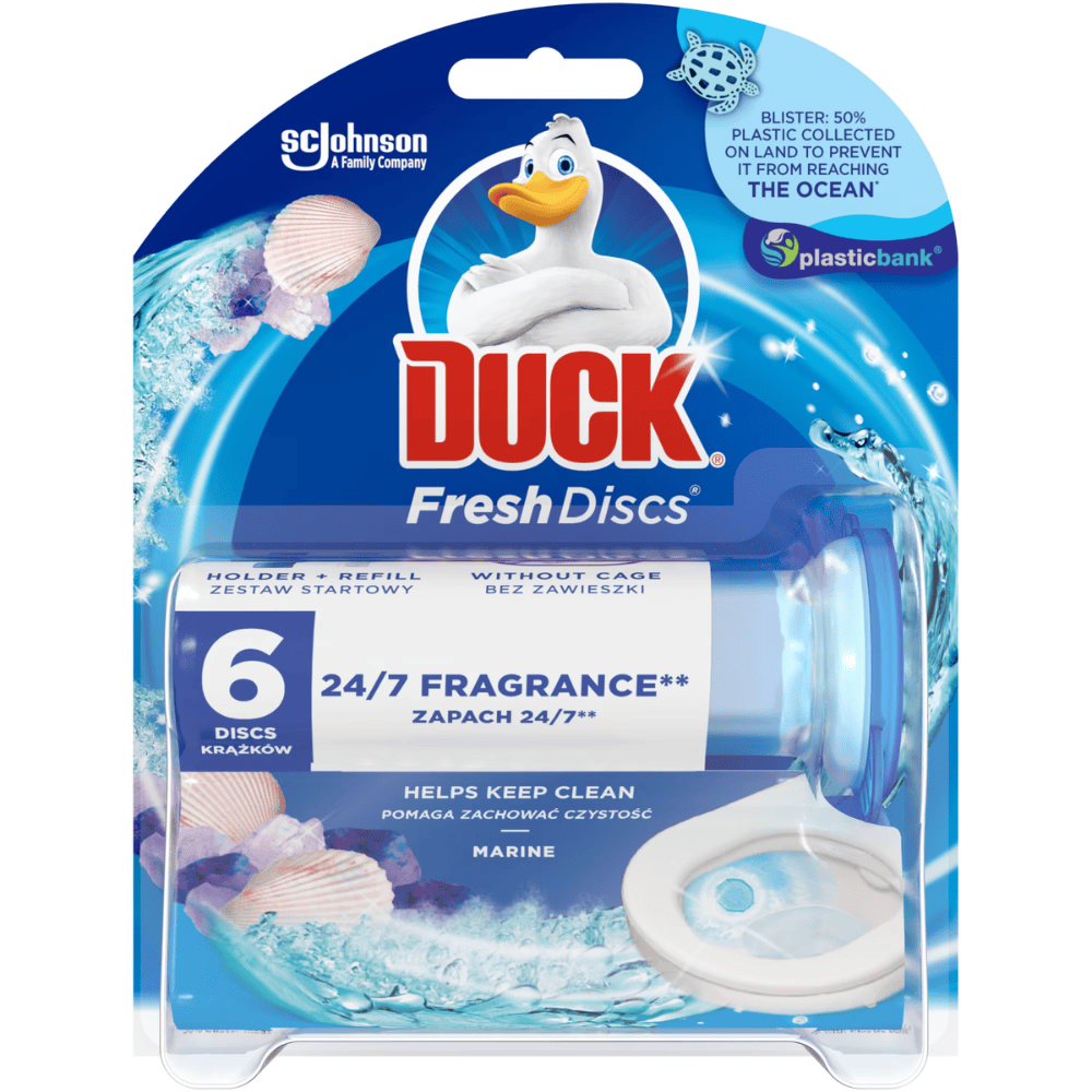 DUCK DISCS ODORIZANT WC GEL 36ML MARINE