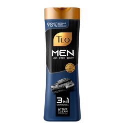 TEO SAMPON 350ML 3IN1 MEN CHARCOAL