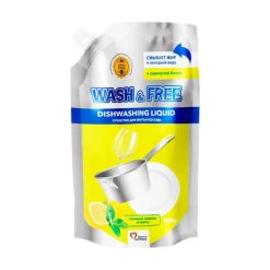 WASH&FREE DETERGENT VASE 500ML LEMON&MINT PROMO