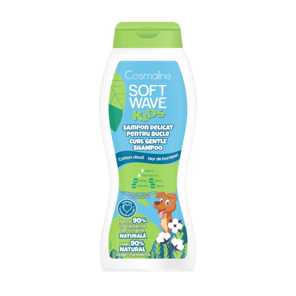 COSMALINE SOFT WAVE KIDS SAMPON BUCLE 400ML NOR DE BUMBAC