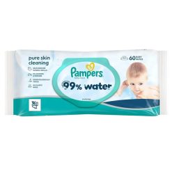 PAMPERS SERVETELE UMEDE CAPAC 60BUC PURE SKIN CLEANING
