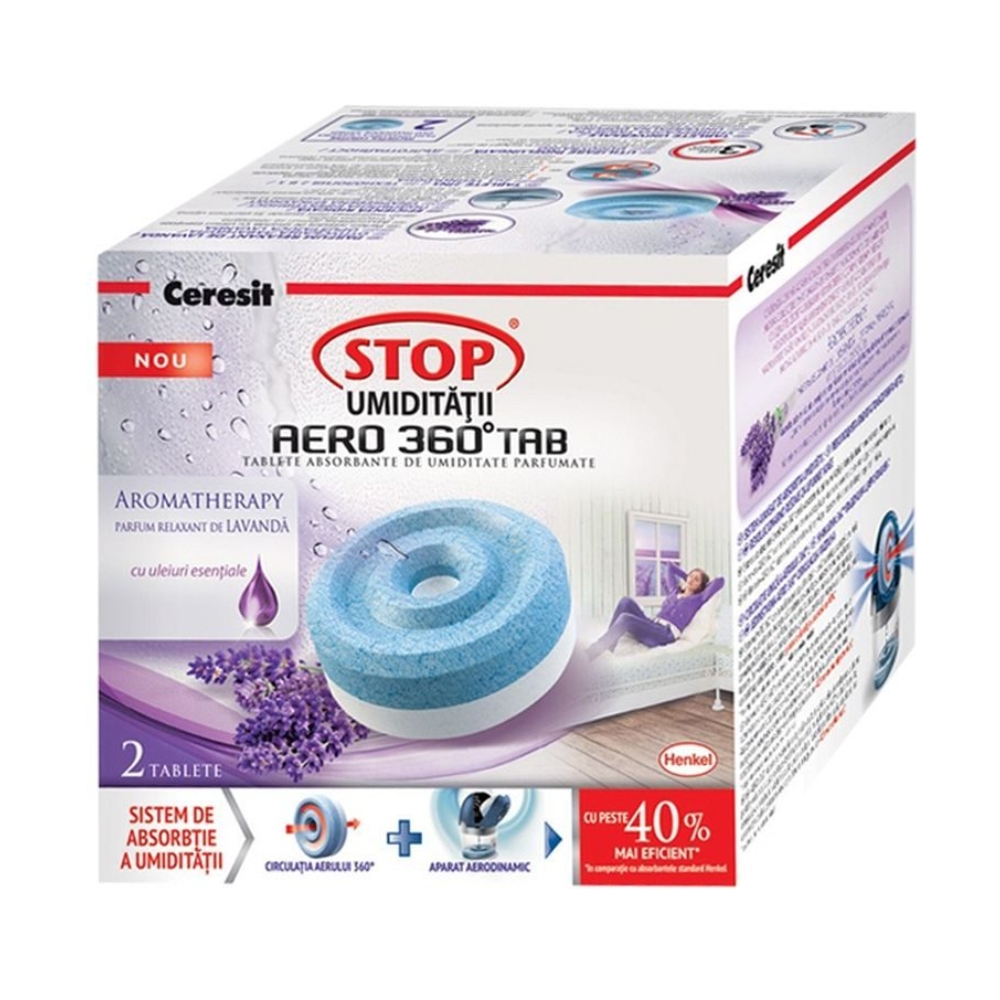 CERESIT REZERVA DEZUMIDIFICATOR AERO 360 2X450G LAVANDA