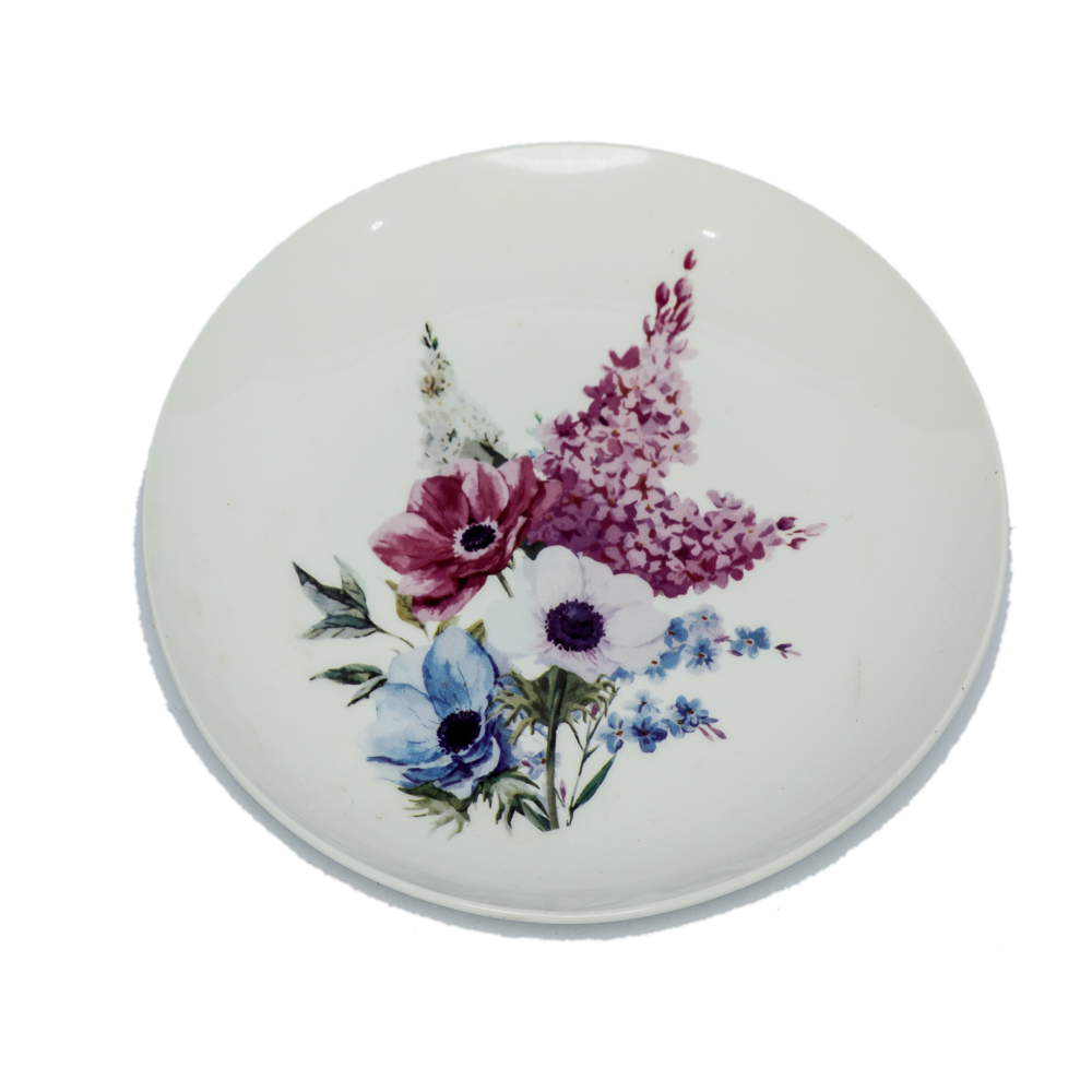 FARFURIE PLATA INTINSA PORTELAN MICA FLOWER GE17-4