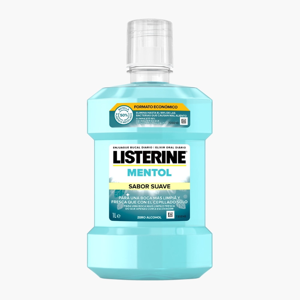 LISTERINE APA DE GURA 1L MENTHOL SABOR SUAVE