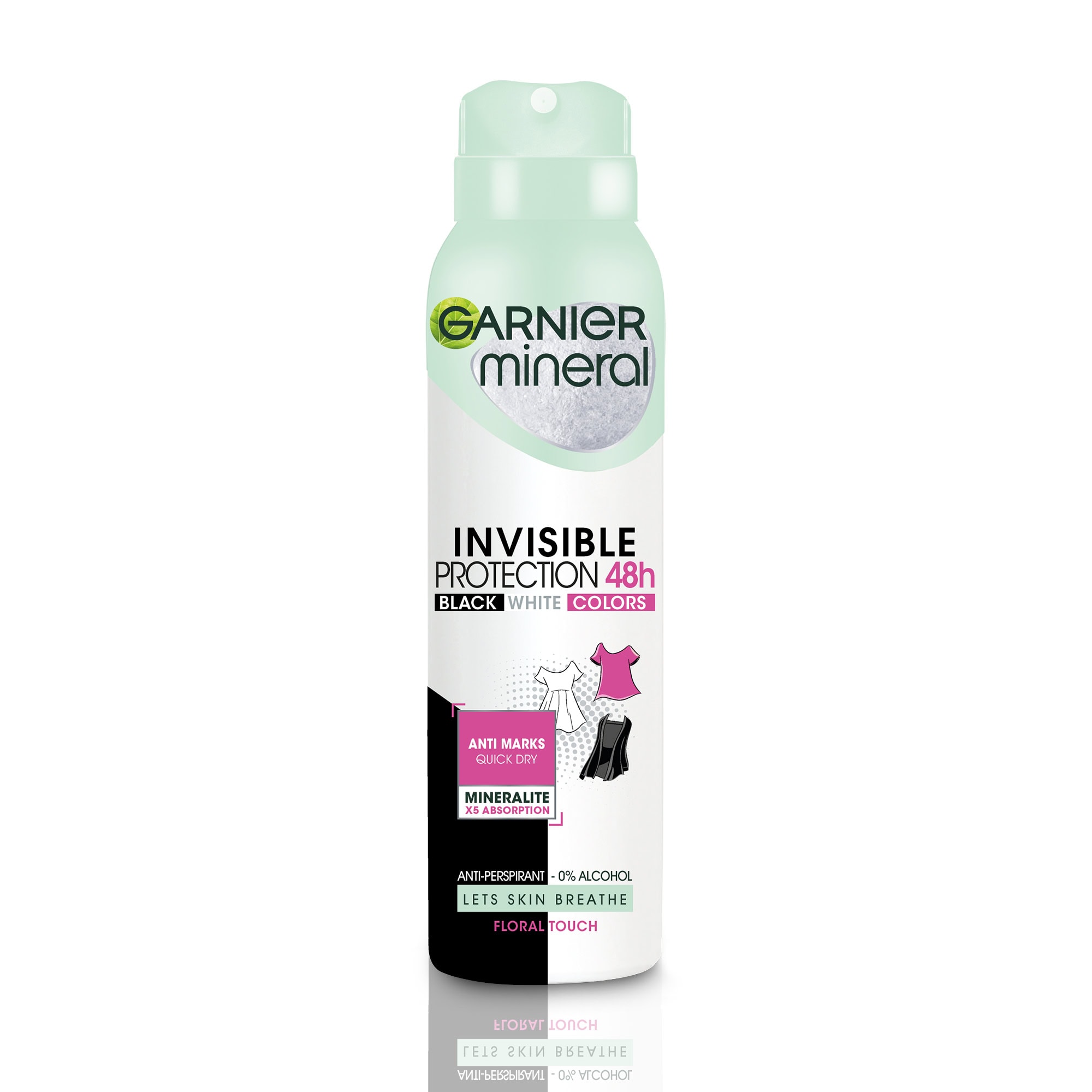 GARNIER DEO DAMA 150ML INVISIBLE BWC FLORAL 48H