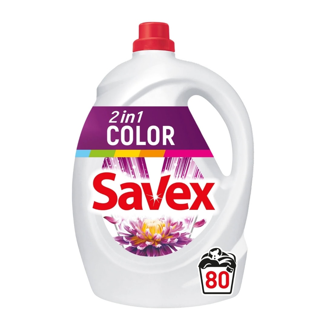SAVEX DETERGENT LICHID 3.6L 2IN1 FRESH 80SP