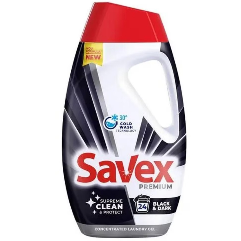 SAVEX DETERGENT LICHID 1.08L BLACK DARK 40SP