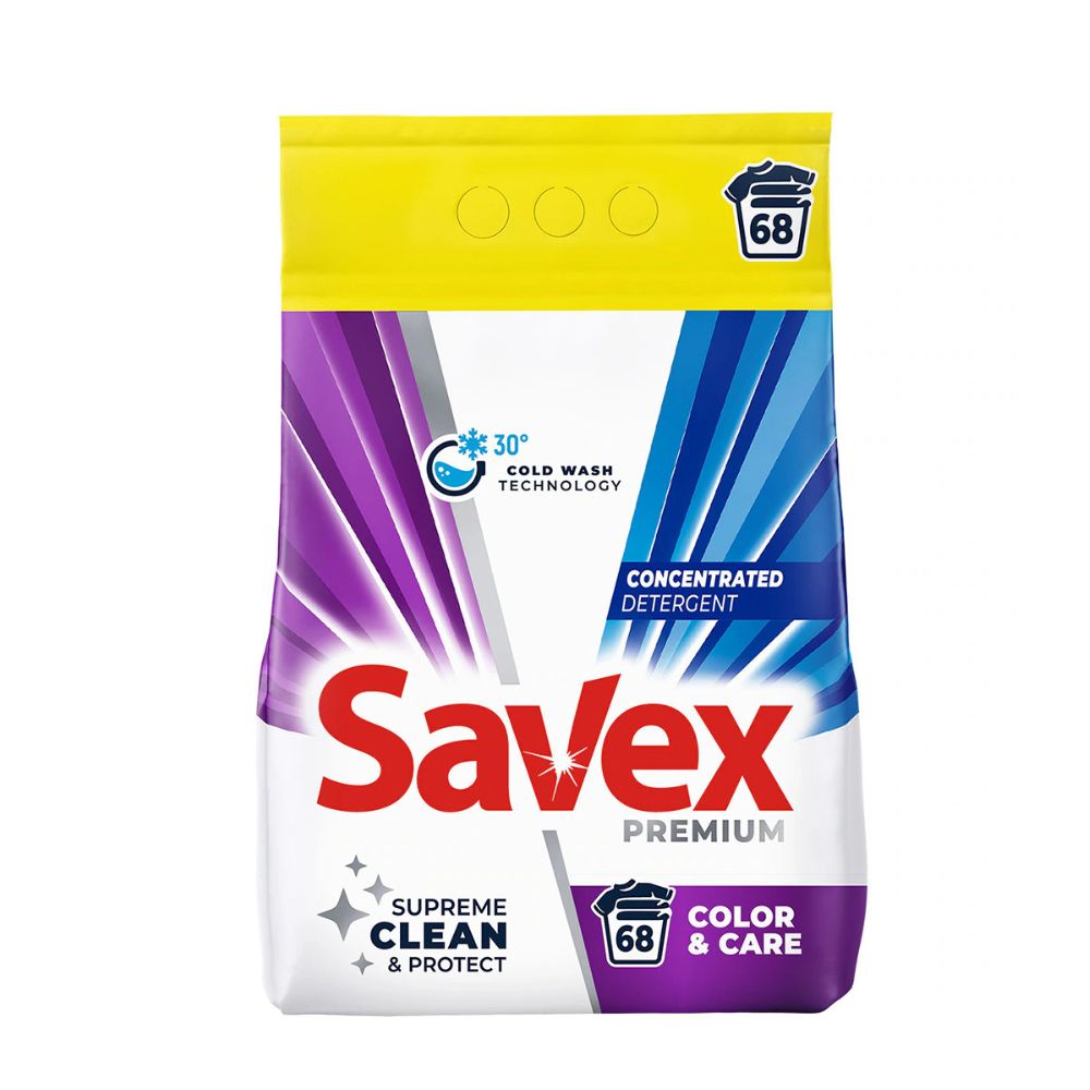 SAVEX DETERGENT PUDRA AUTOMAT 5.5KG COLOR&CARE 68SP