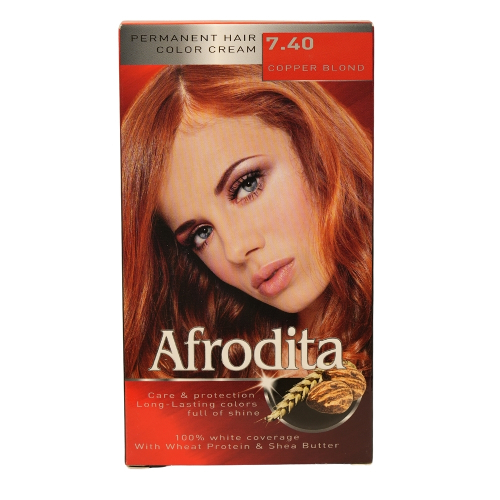AFRODITA VOPSEA PAR 7.40 BLOND DE CUPRU