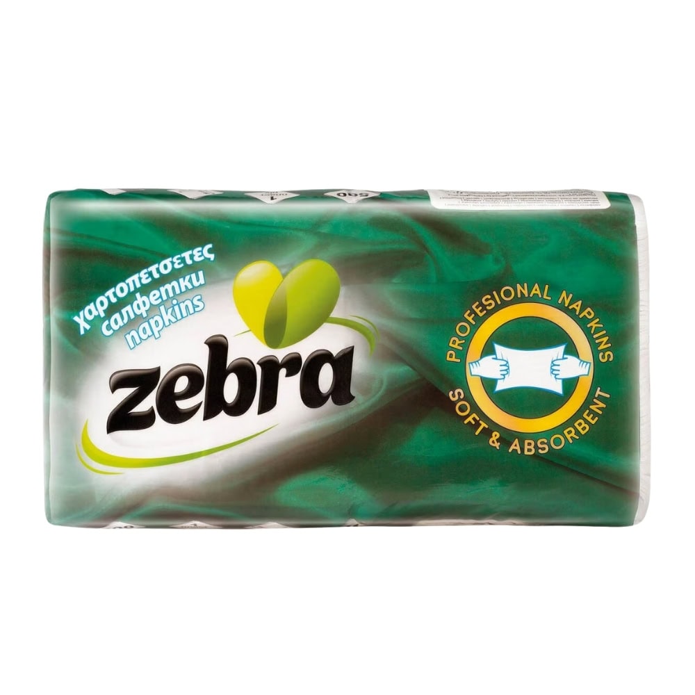 ZEBRA SERVETELE COMPRIMATE 1STR 500BUC 28X28CM