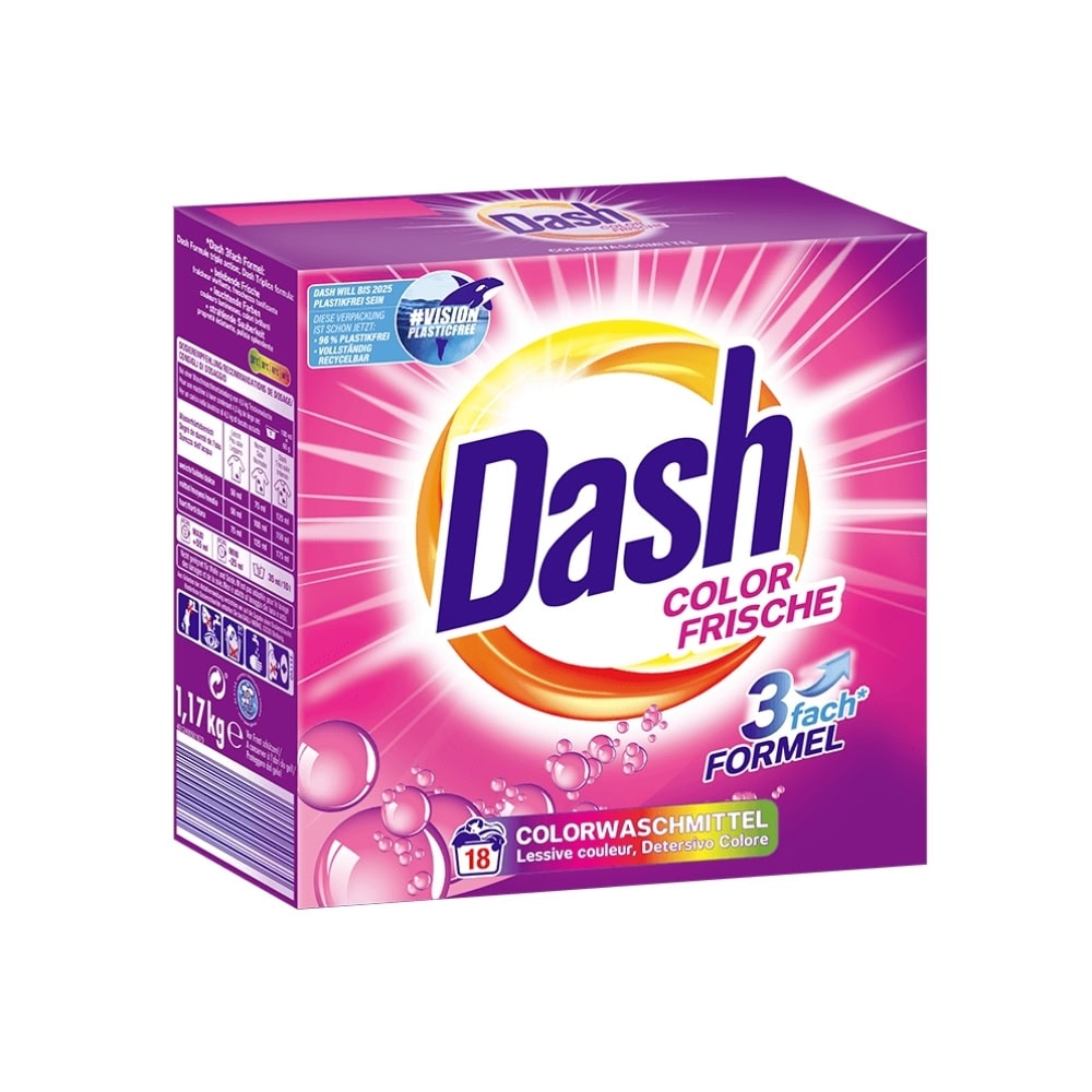 DASH DETERGENT PUDRA AUTOMAT 1.17KG COLOR FRISCHE 18SP