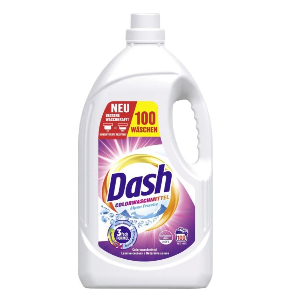DASH DETERGENT LICHID 4.5L COLOR 100SP