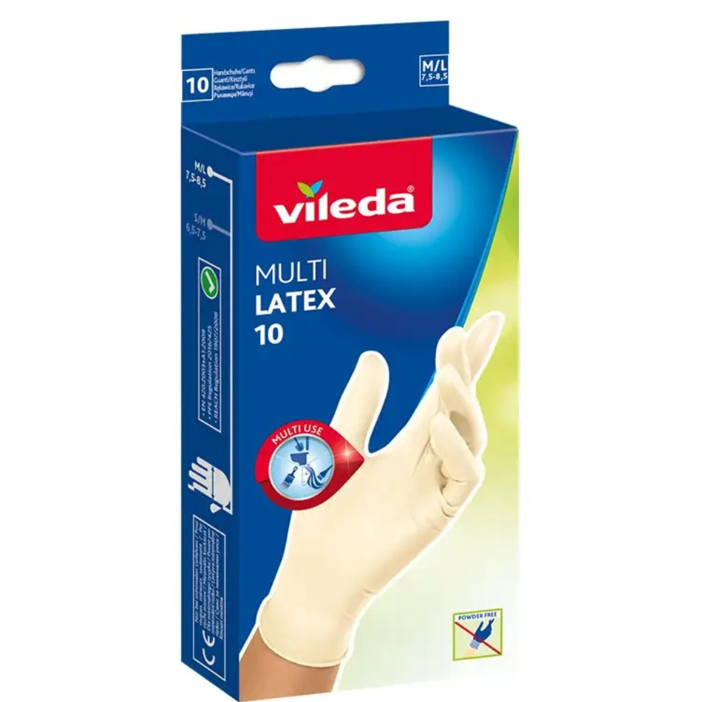 VILEDA MANUSI MULTI LATEX 10BUC/SET M/L