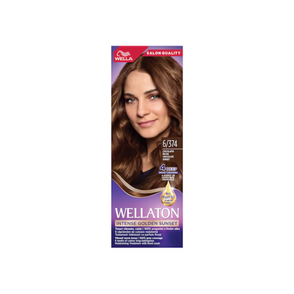 WELLATON INTENSE VOPSEA PAR 6/374 CIOCOLATIU INCHIS