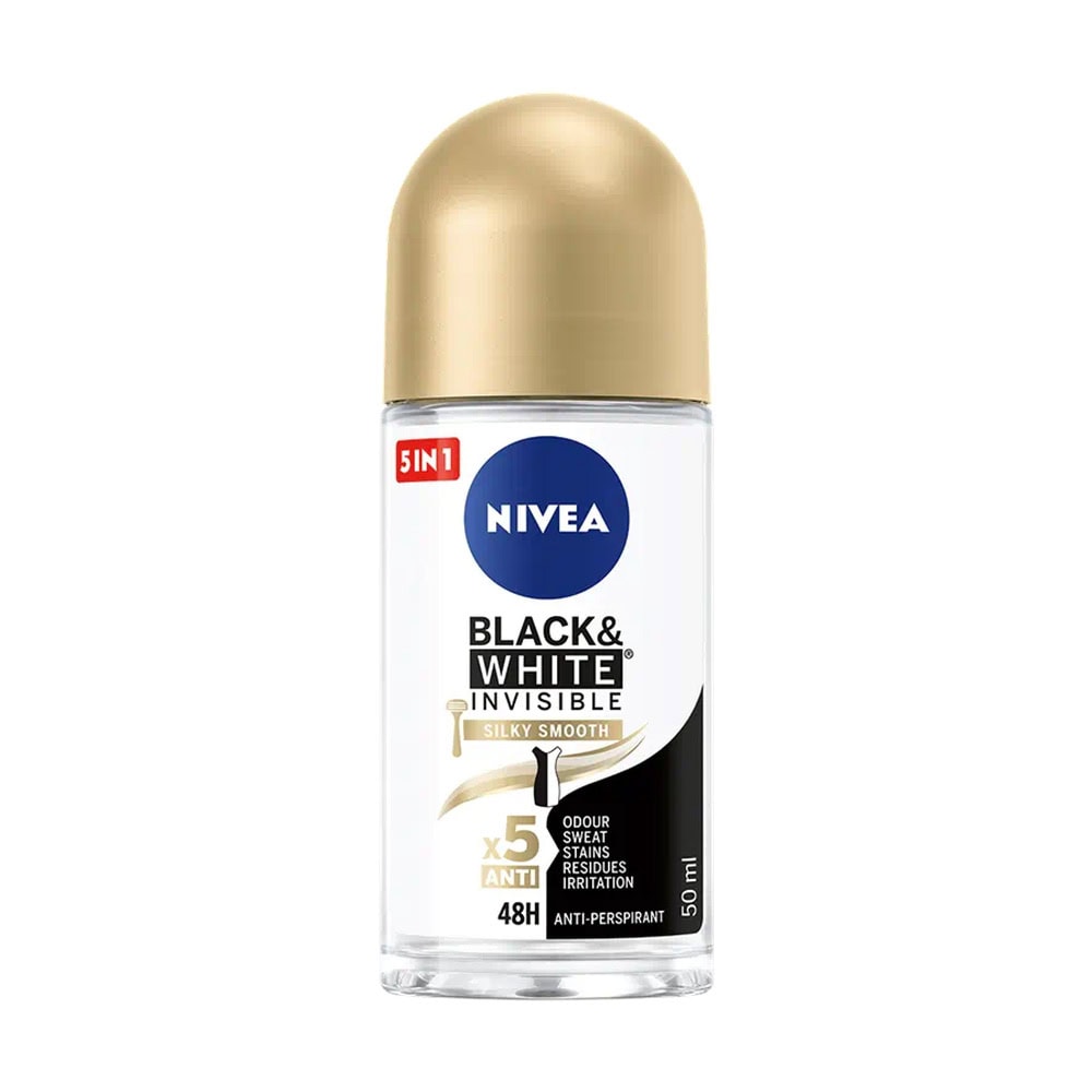 NIVEA ROLL-ON DAMA 50ML INVISIBLE B&W SILKY 48H