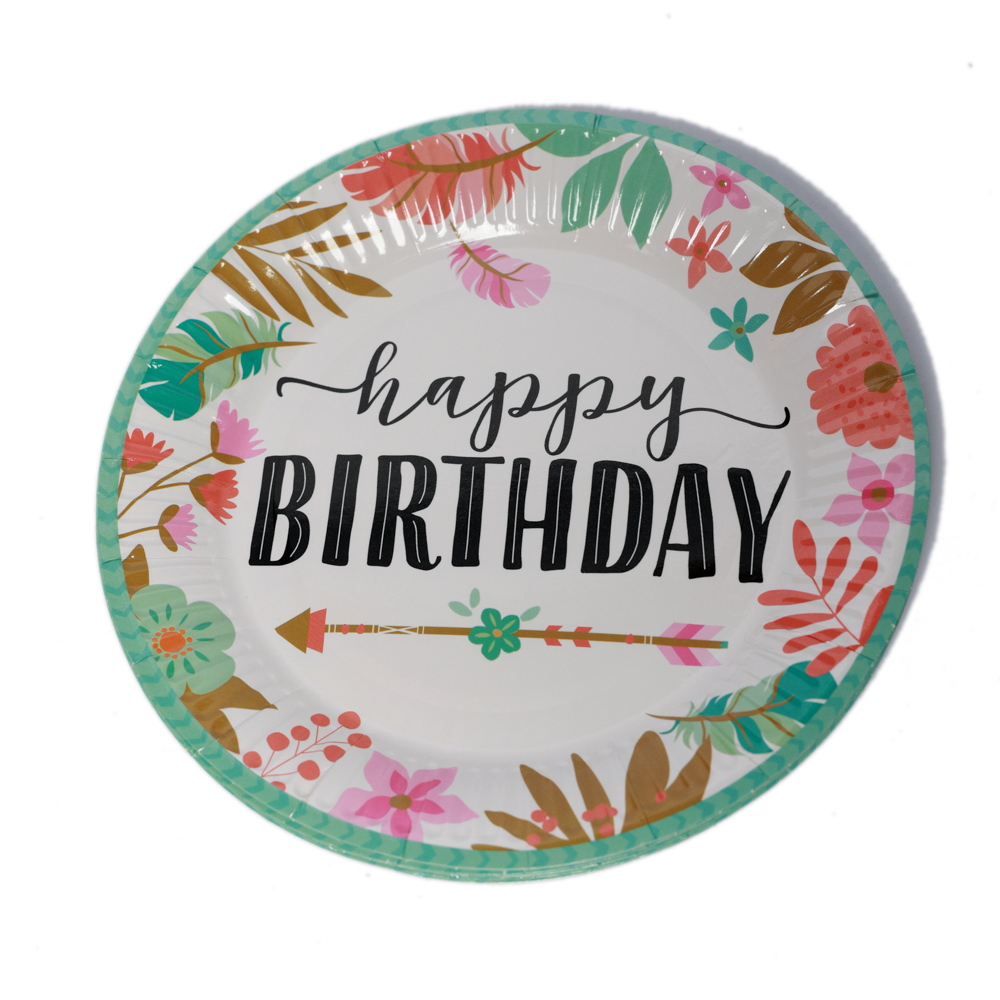 FARFURIE PARTY HAPPY BIRTHDAY 10BUC 18CM GL3-5