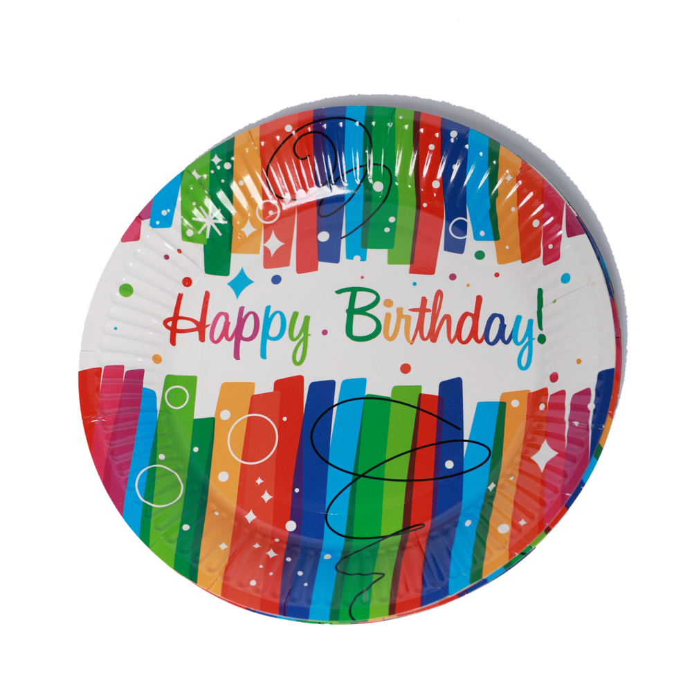 FARFURIE PARTY HAPPY BIRTHDAY 10BUC 18CM GL3-10