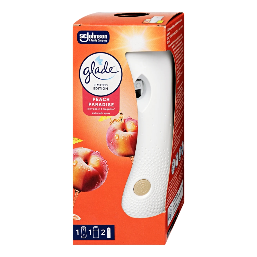 GLADE ODORIZANT ELECTRIC+REZERVA 269ML PEACH PARADISE