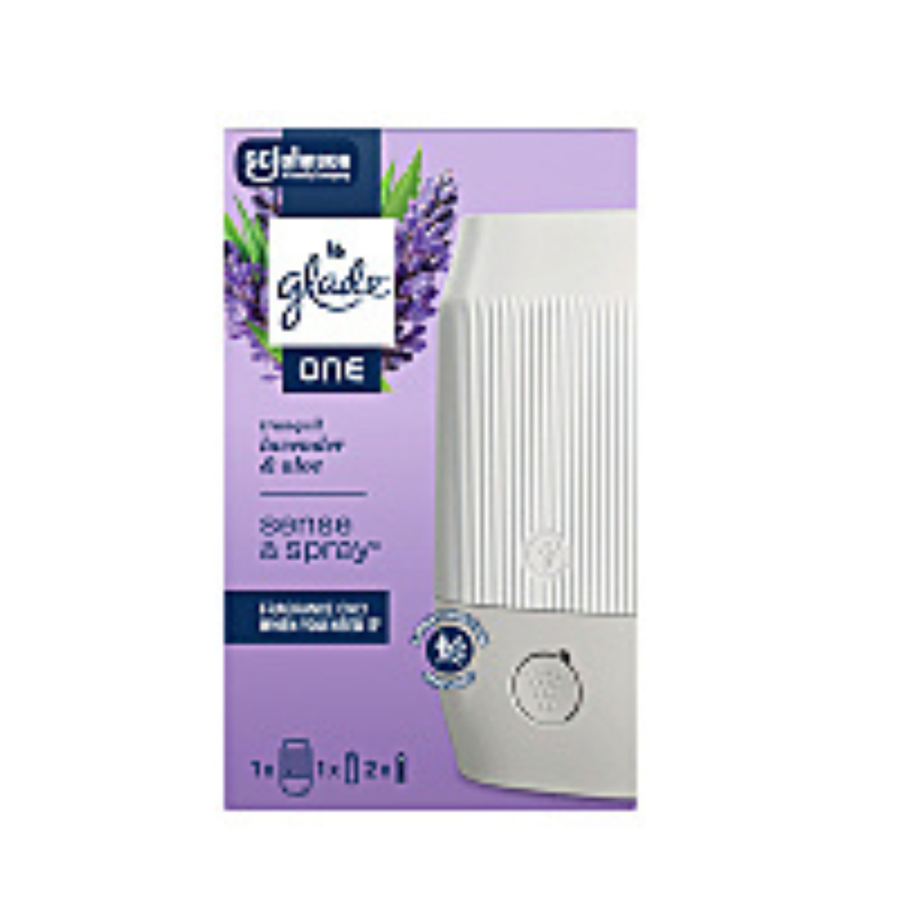 GLADE ONE SENSE&SPRAY ODORIZANT ELECTRIC+REZERVA 10ML LAVENDER&ALOE