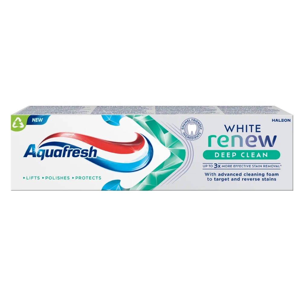 AQUAFRESH 75ML WHITE RENEW DEEP CLEAN
